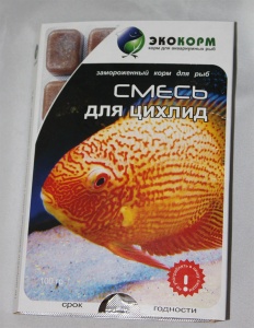 Смесь для цихлид замороженные в блистере